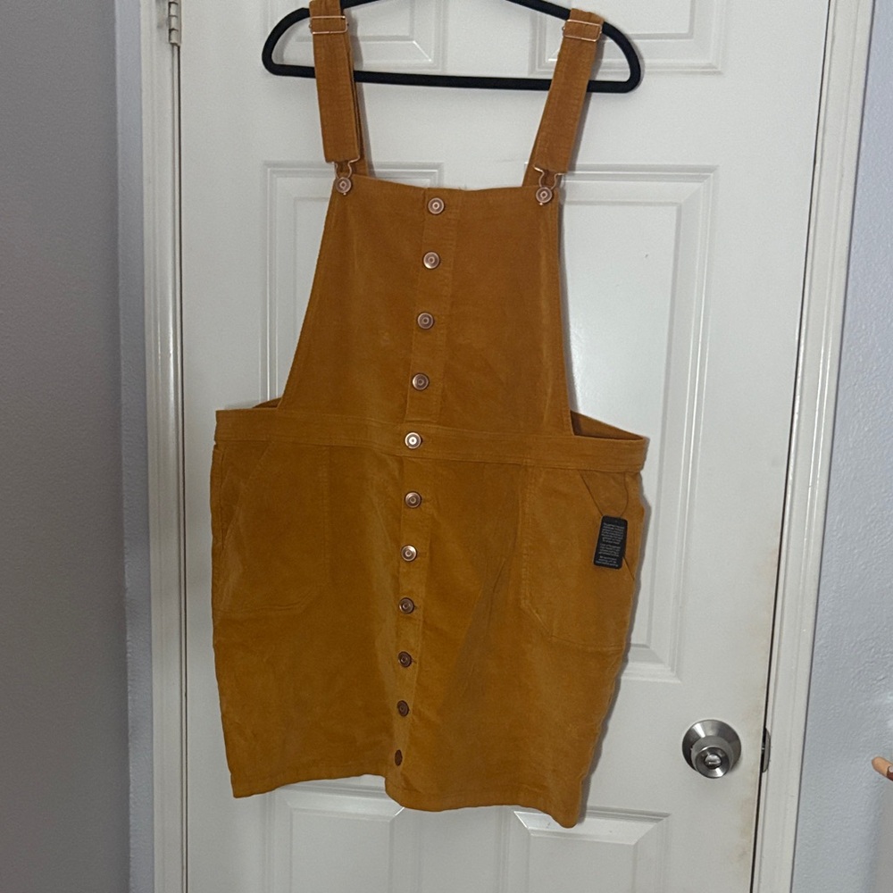 Fashion Nova Mustard Midi Dress